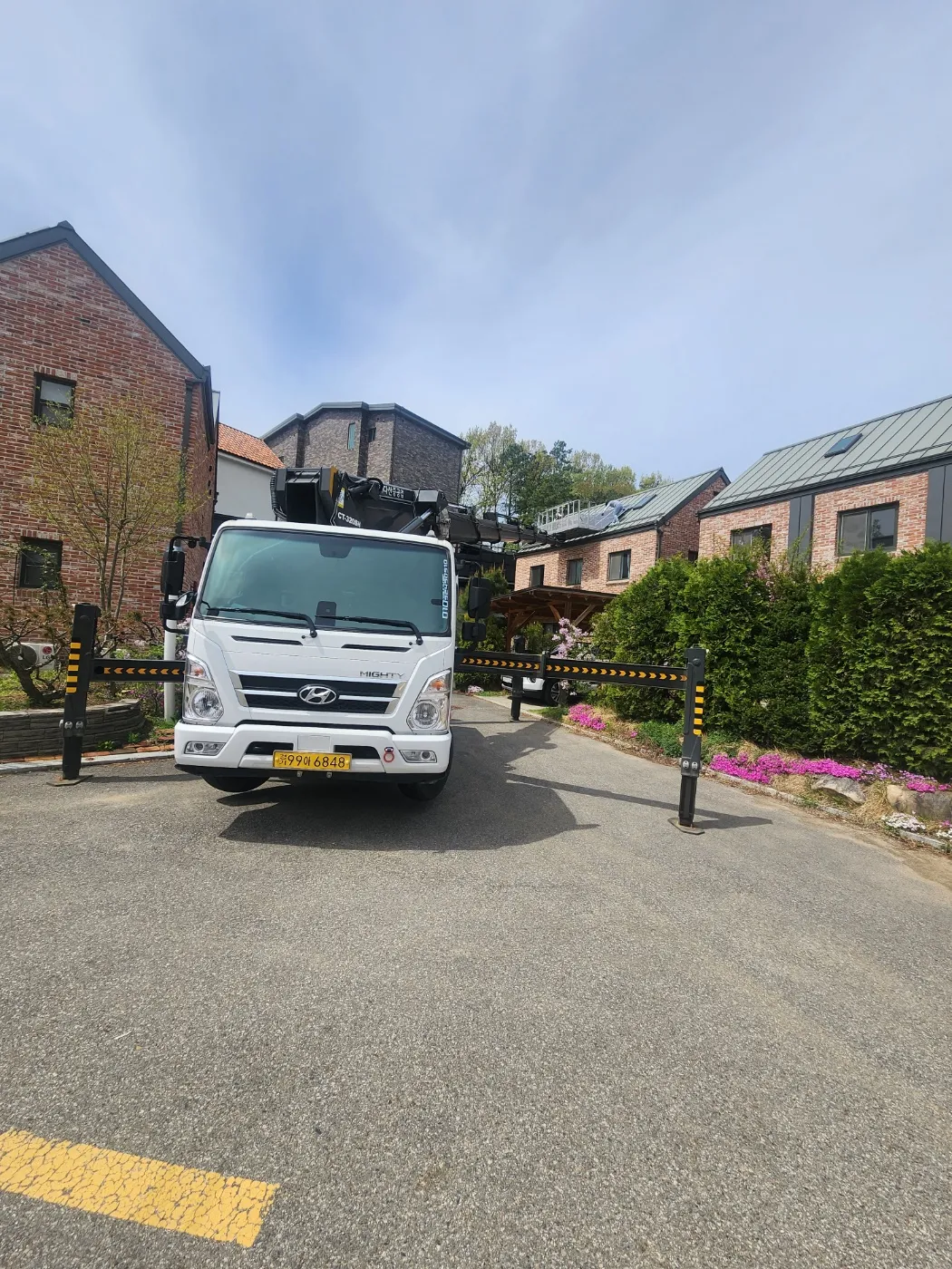 아산 스카이차 현장작업 3 - 고소작업 안전시공